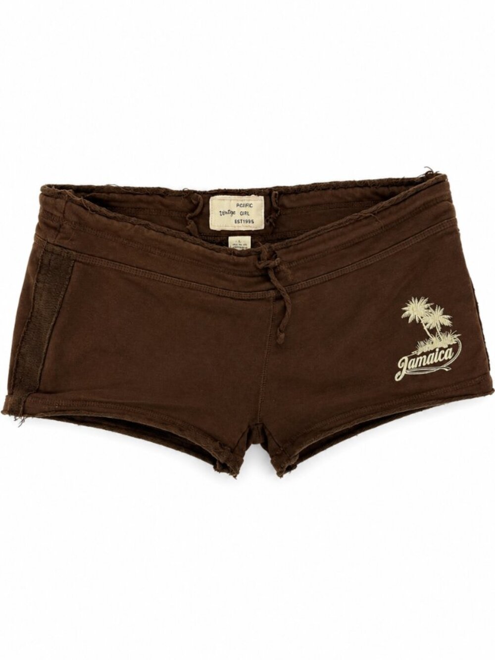 Brown Jamaica Cotton Lounge Shorts